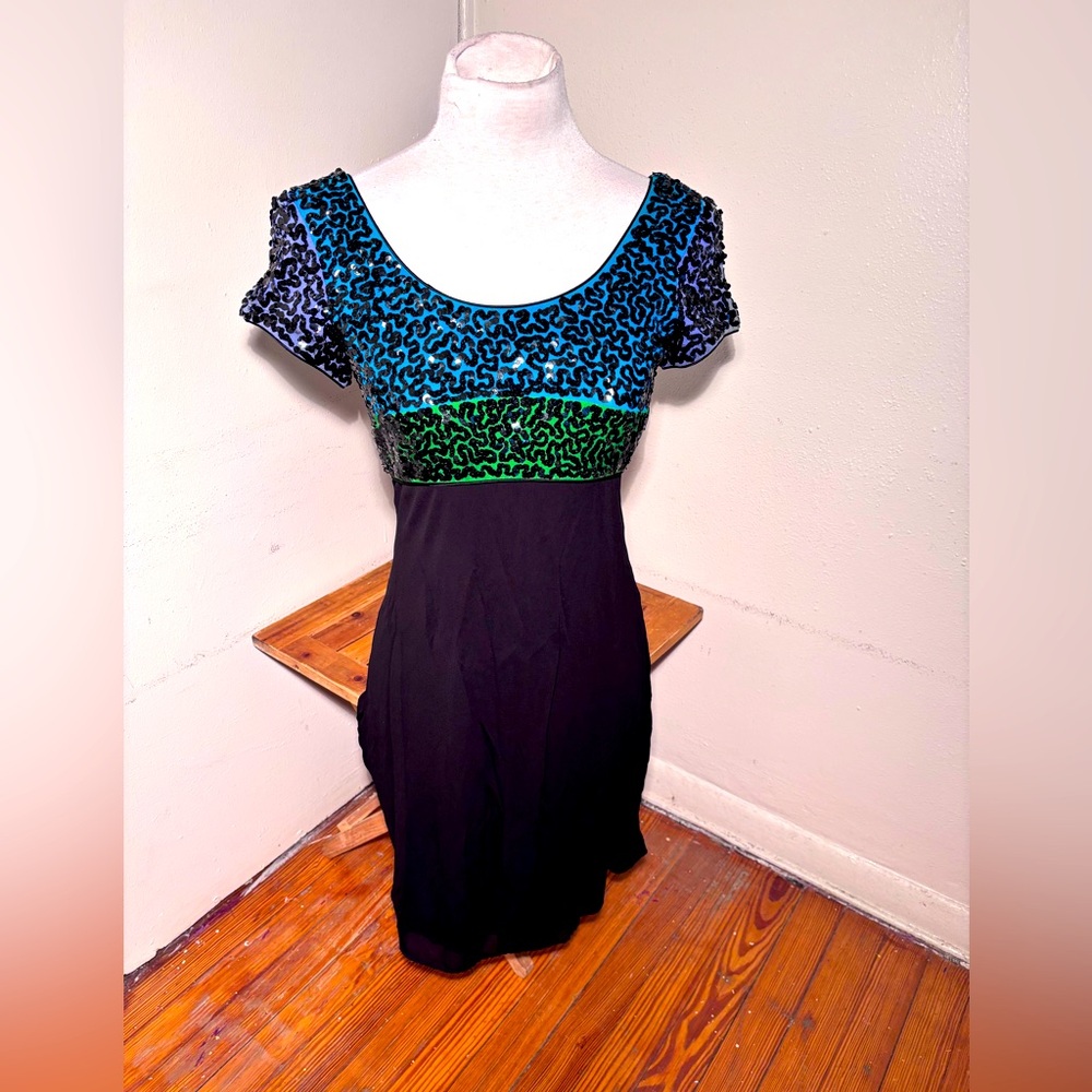 Bieff Basix Sequence Bodice Dress